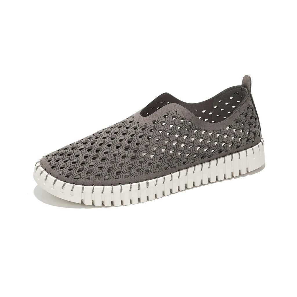 Project Cloud Loafers Shoes for Women Memory Foam Womens Shoes & Slip-on Shoes Women Footwear Lightweight Womens Flats - Non-Slip Shoes Women Sneakers - Washable Flats (Lily Grey 6.5)