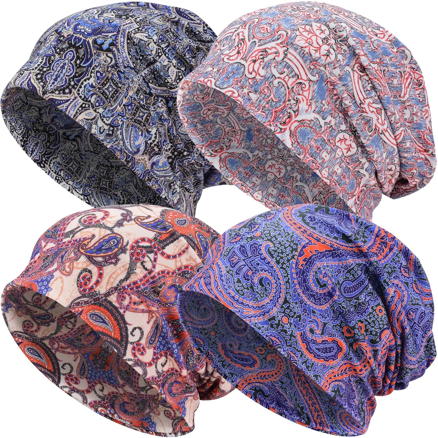 EINSKEY Cotton Slouchy Beanie Hat for Men/Women Lightweight Oversize Large Thin Skull Cap Chemo Cap Night Sleeping Cap