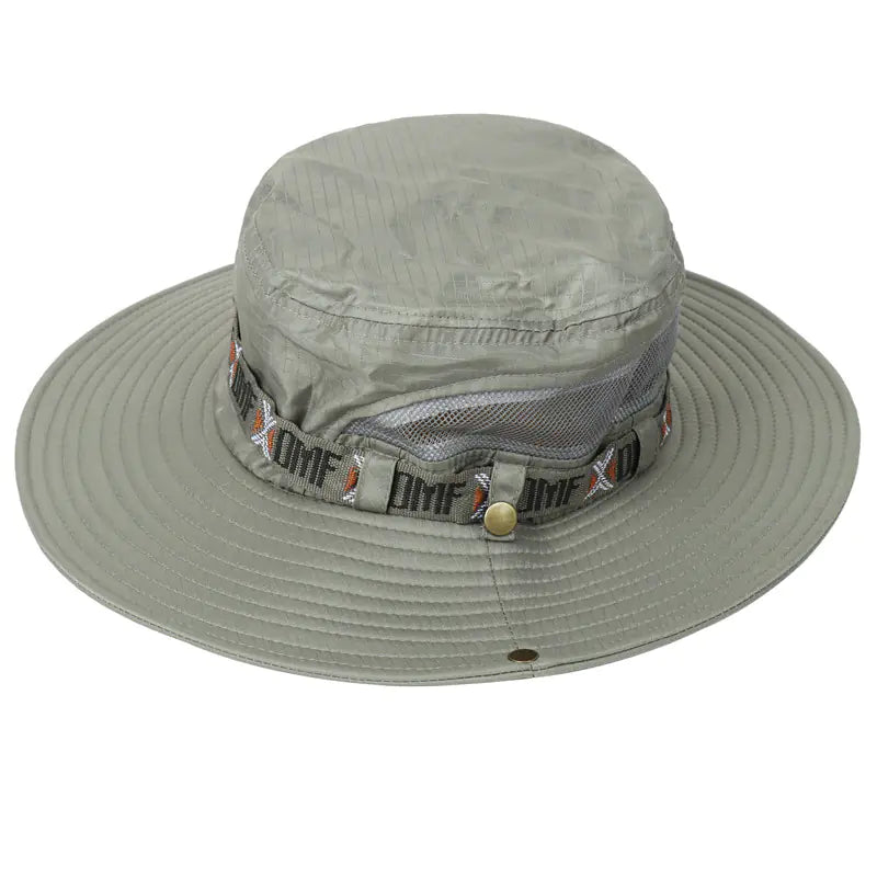 Men's Summer UV Protection Bucket Hat for Fishing & Hiking