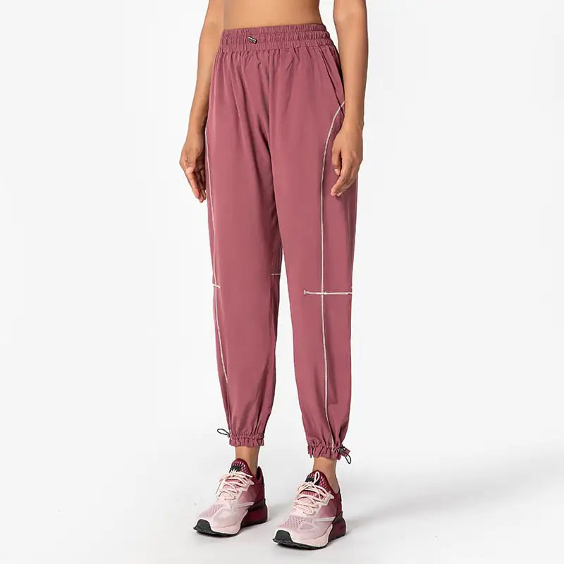 Loose Tapered Sports Pants for Women