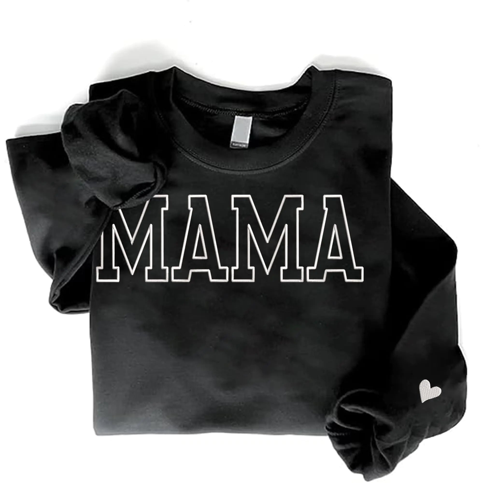 Regamor Mama Sweatshirts For Women Embroidered Sweatshirt For Mama Custom Mama Sweatshirt New Mom Gifts Embroidered Mama Est 2023 Sweatshirt Embroidered Sweatshirt For Mama Mama Sweatshirt 3