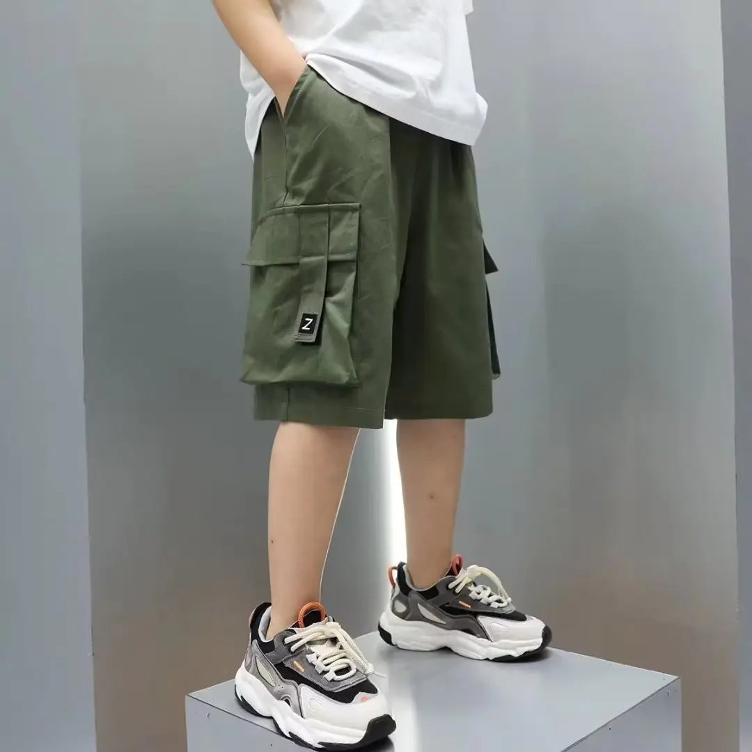Summer Street Style Retro Cargo Shorts for Men