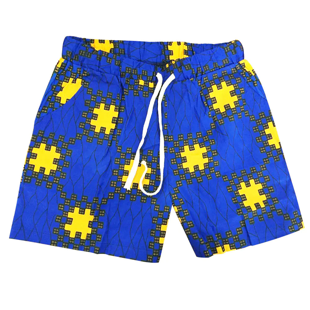 African Wax Print Summer Women's Shorts