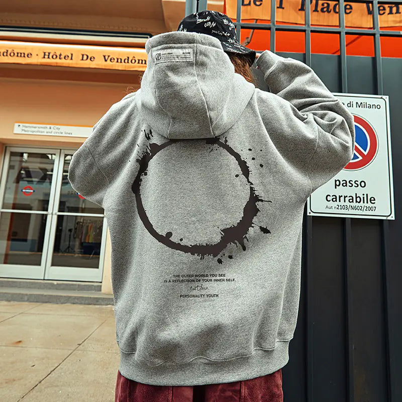 Oversized Hoodie for Men - Trendy Streetwear Jacket