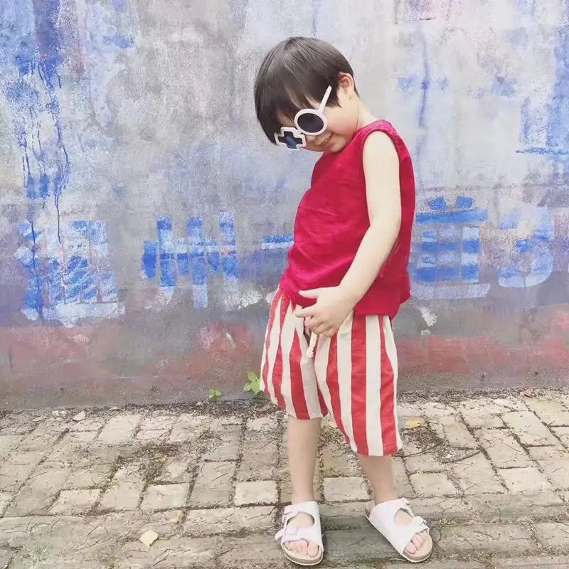 Kids' Cotton Linen Shirts for Comfortable Wear