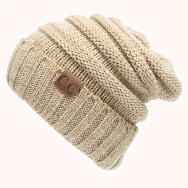 Women's CC Knit Hat - Winter Beanie