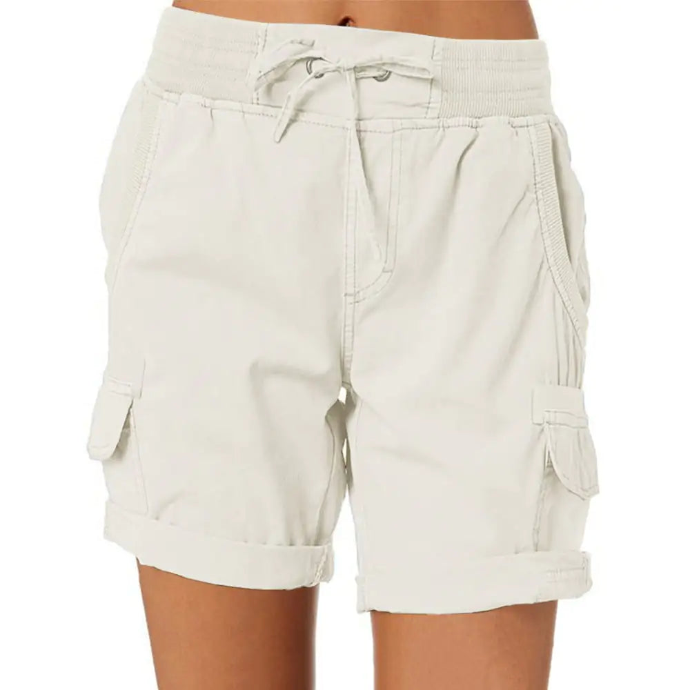 Casual Women's High Waist Cargo Shorts