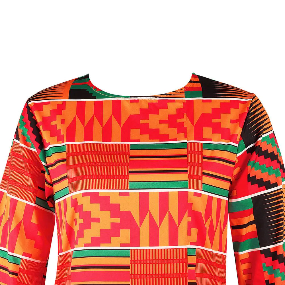 Bohemian Digital Print Casual T-Shirt for Women