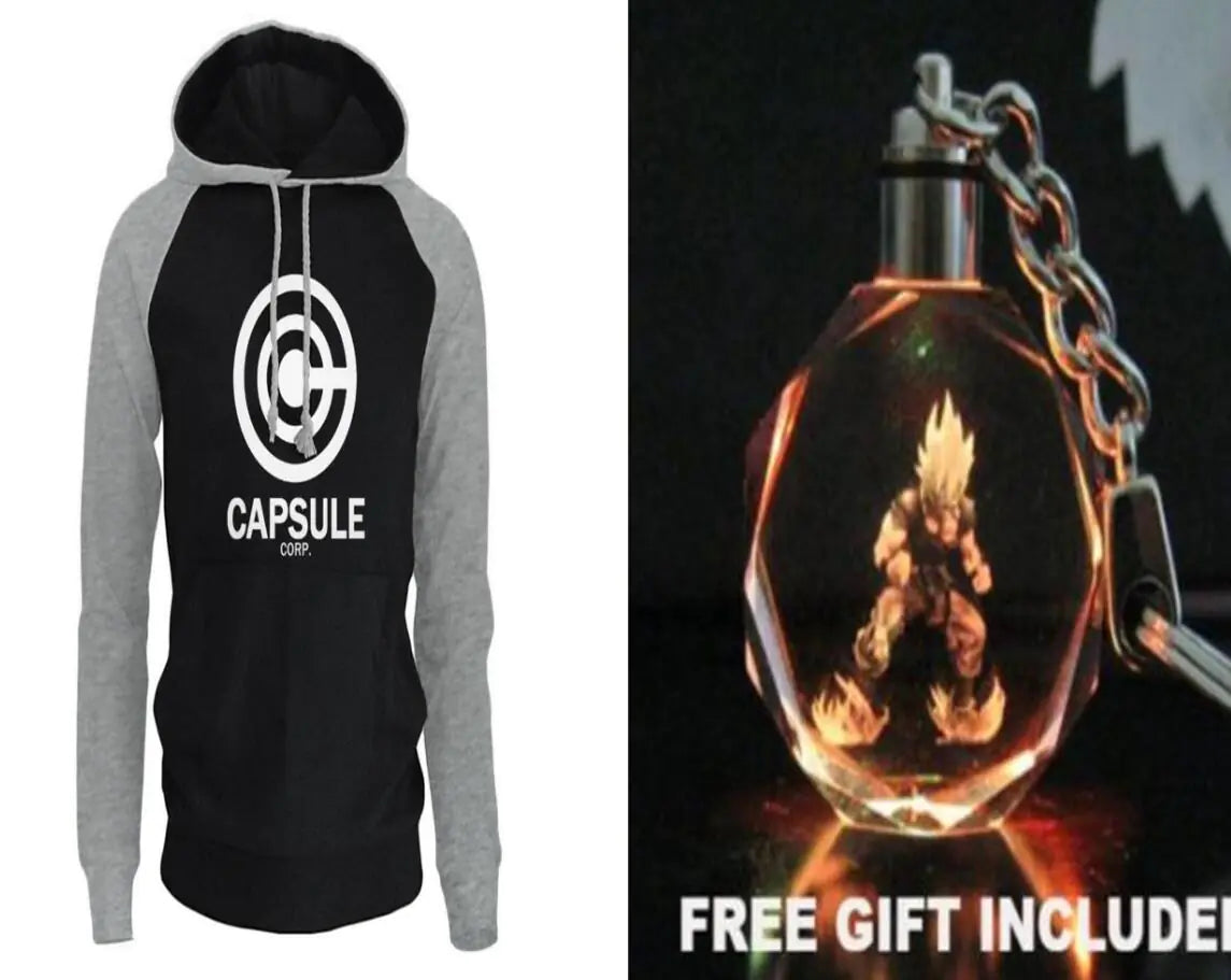 Japanese Hip Hop Pullover Hoodie for Men (Fall/Winter)