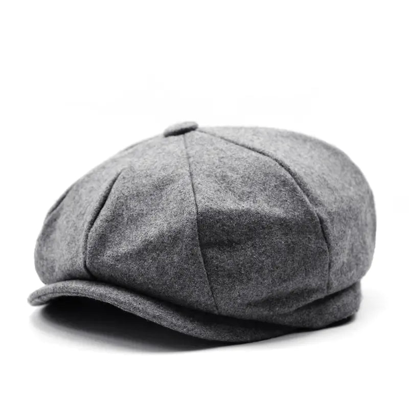 Men's Winter Painter Beret - Warm Octagonal Hat
