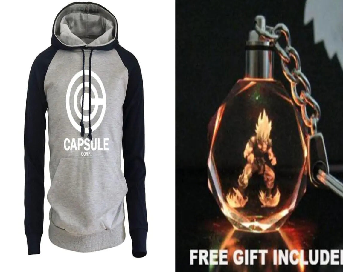 Japanese Hip Hop Pullover Hoodie for Men (Fall/Winter)