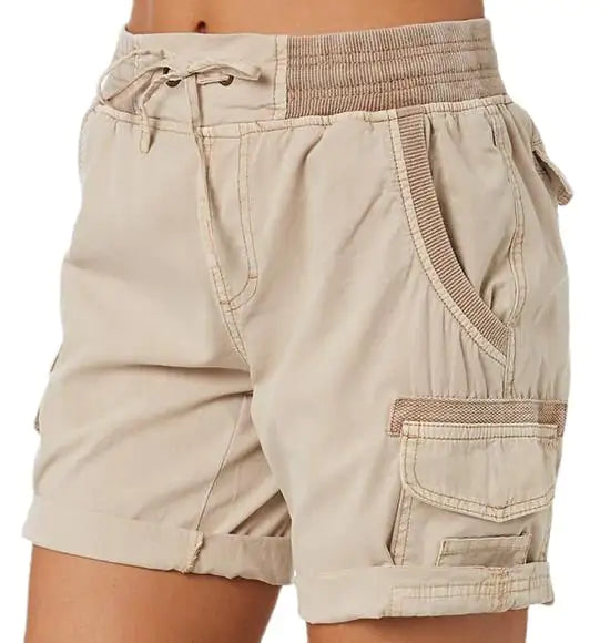 Casual Women's High Waist Cargo Shorts