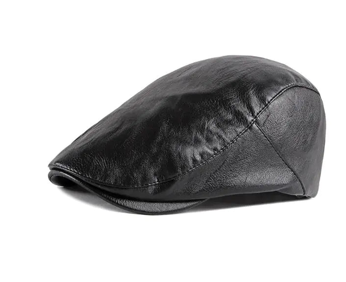Men's Stylish Leather Forward Hat