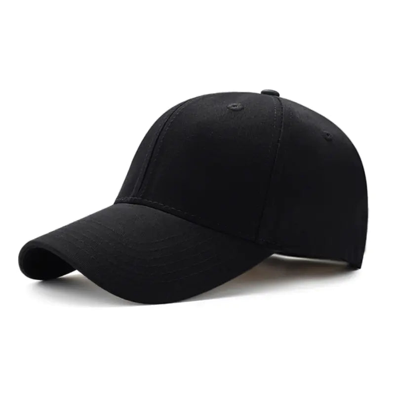 Men's Black Summer Baseball Cap - Casual Style