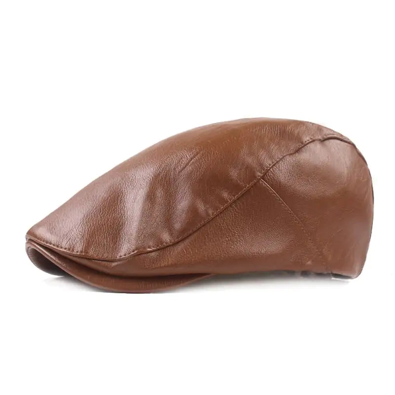 Men's Stylish Leather Forward Hat