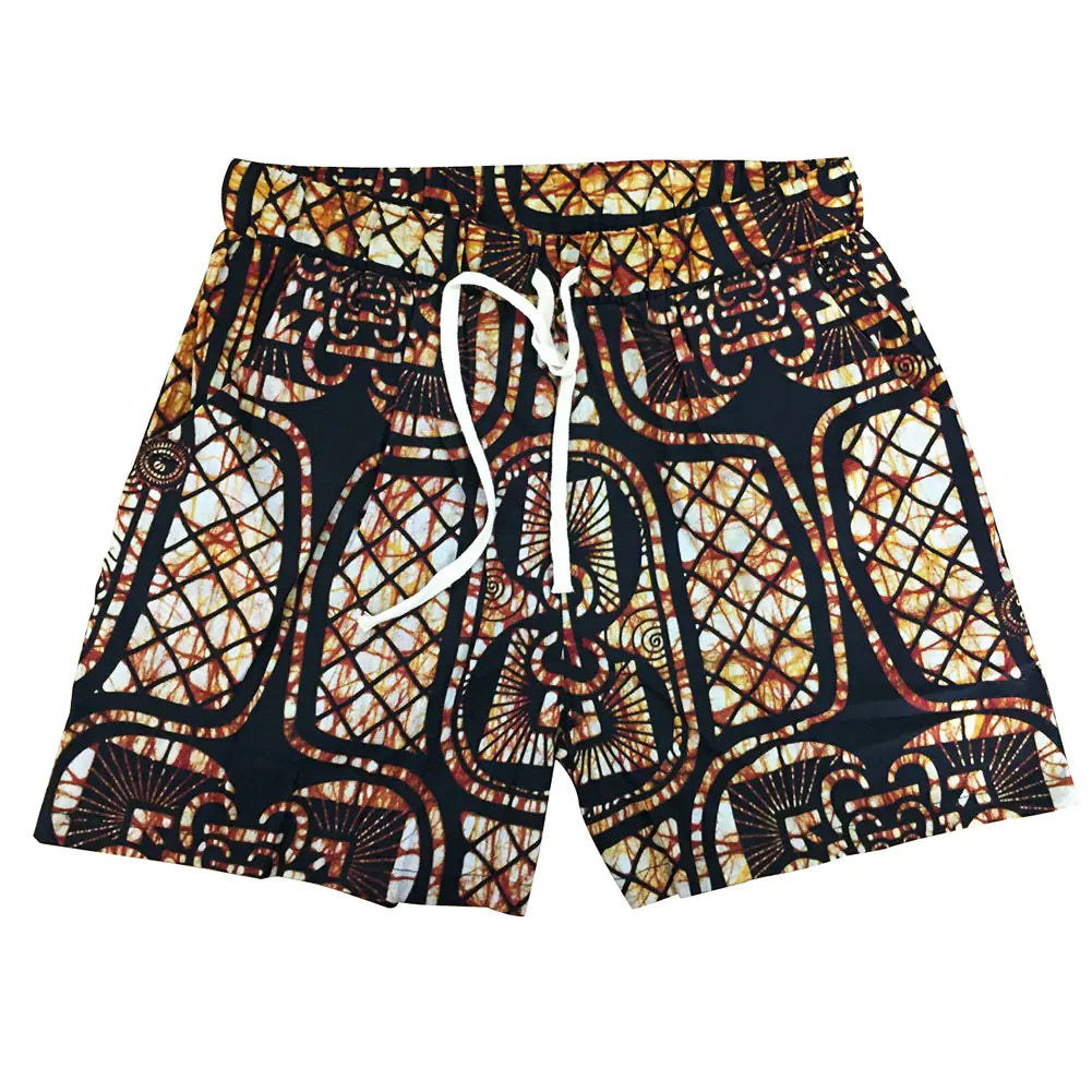 African Wax Print Summer Women's Shorts