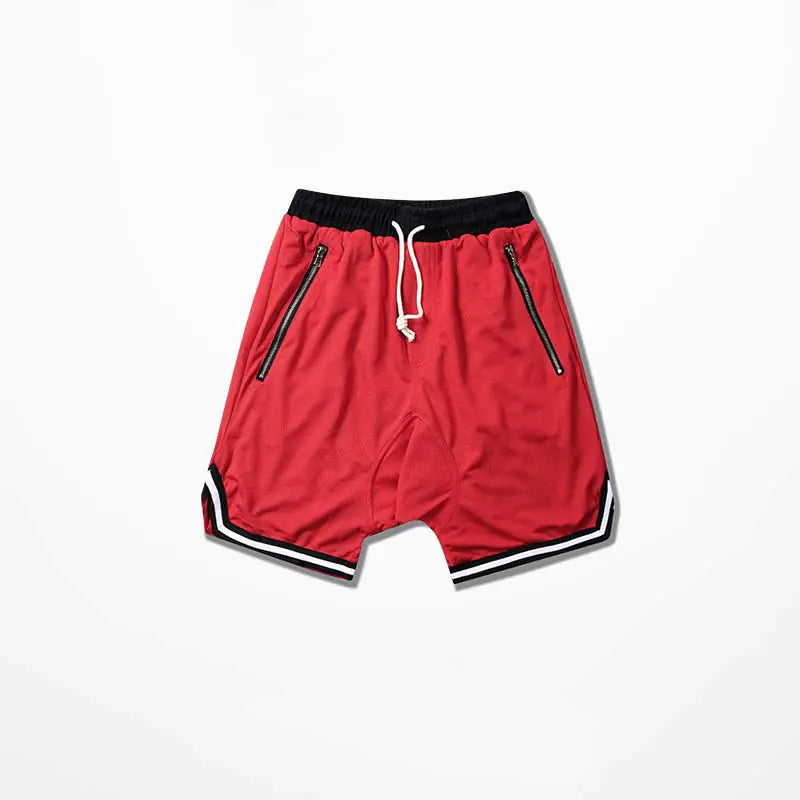 Vintage Streetwear Loose Fit Sports Shorts for Men