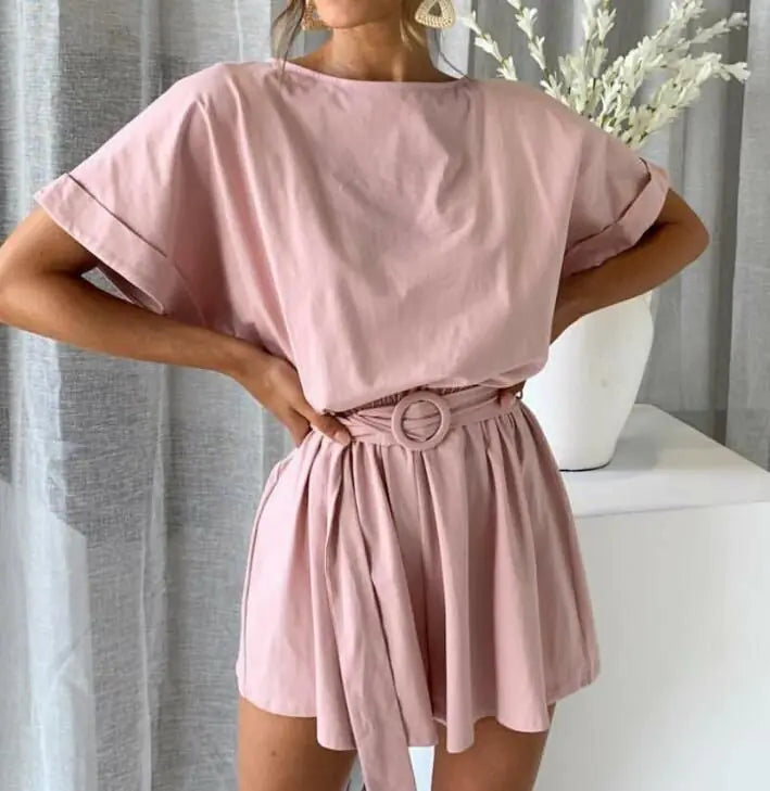 Women's Sexy Jumpsuit with Shorts