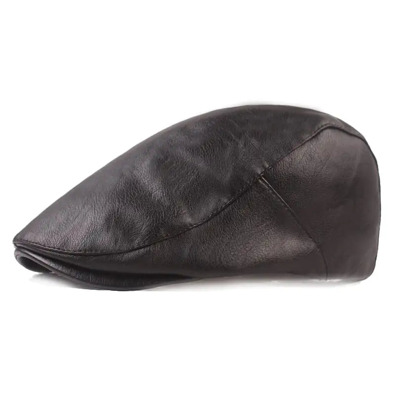 Men's Stylish Leather Forward Hat