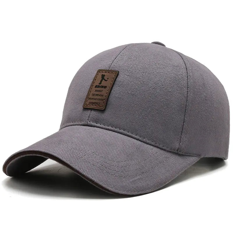 Men's Black Summer Baseball Cap - Casual Style