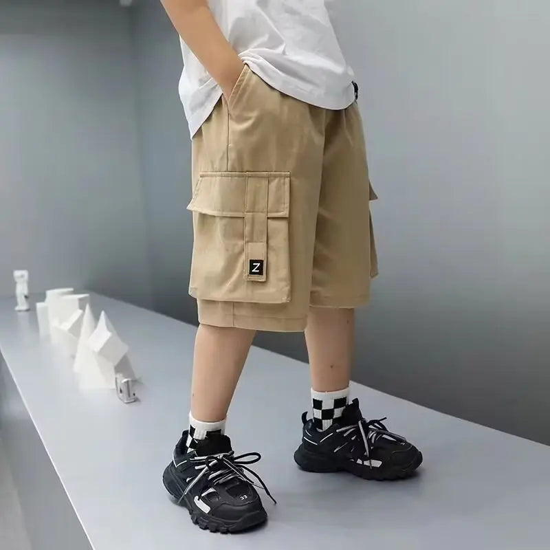 Summer Street Style Retro Cargo Shorts for Men