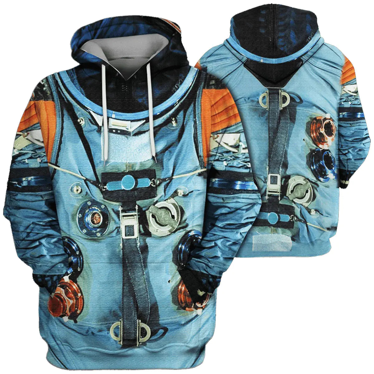 3D Digital Print Hoodie for Men - Casual Couple Style
