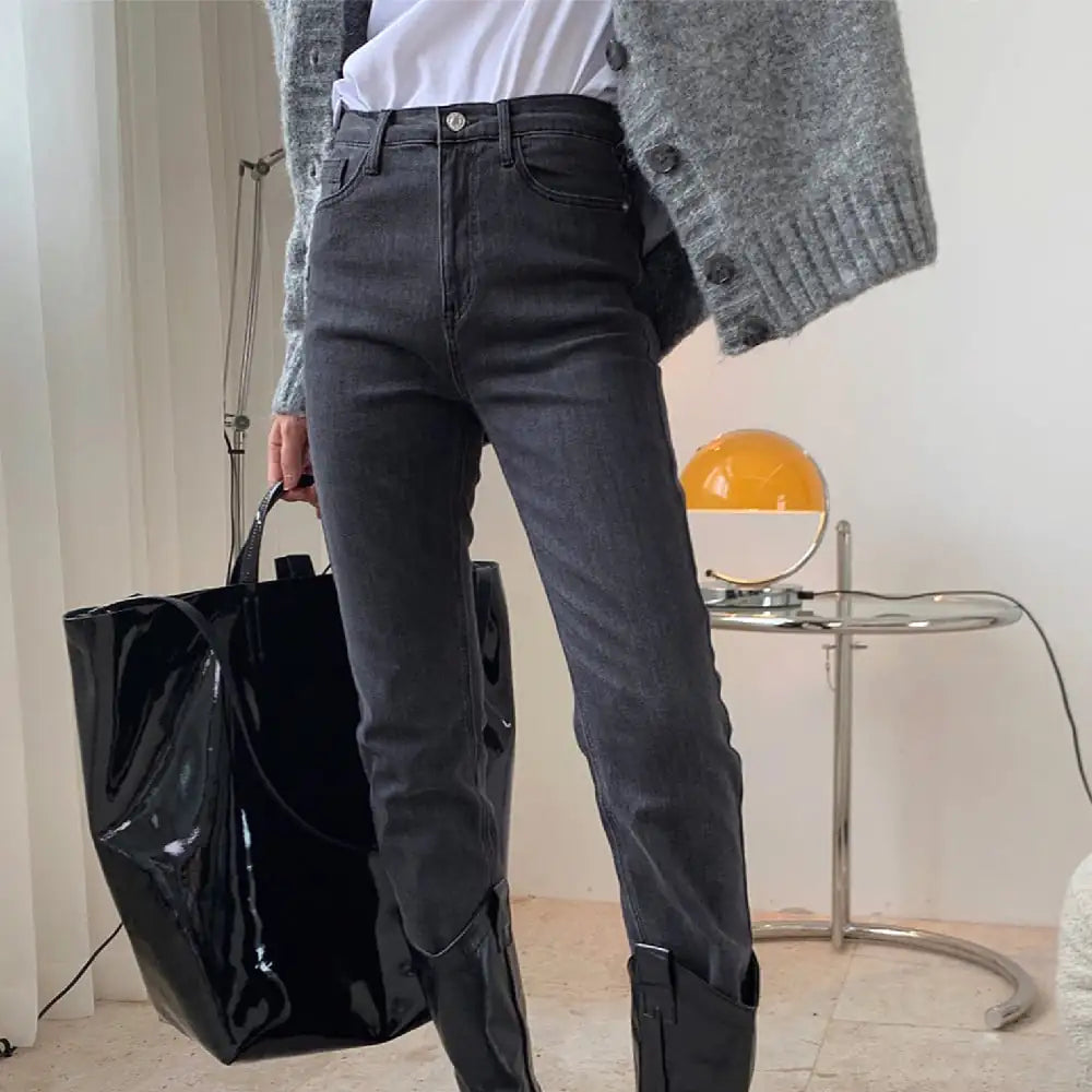 Ankle-Length Straight Pants for Women