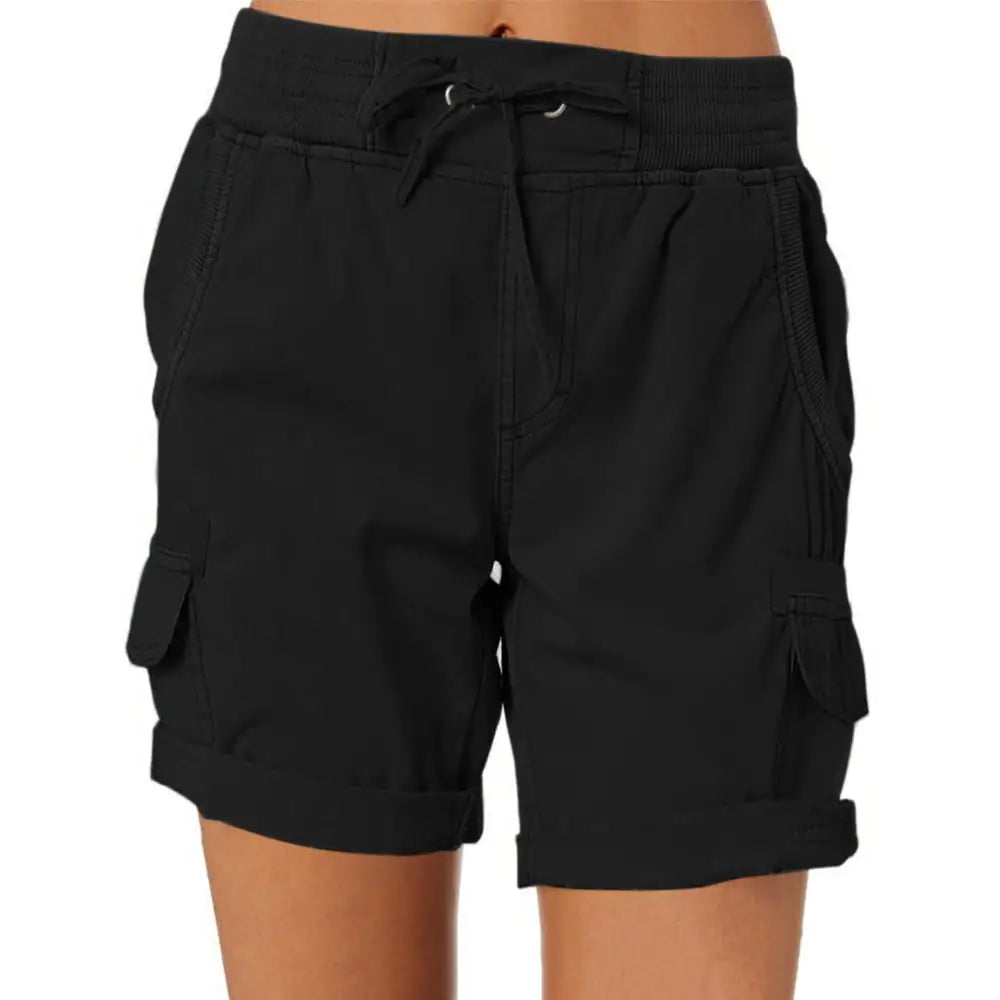 Casual Women's High Waist Cargo Shorts
