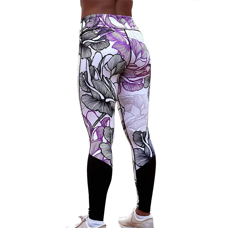 Digital Print Yoga Pants for Women