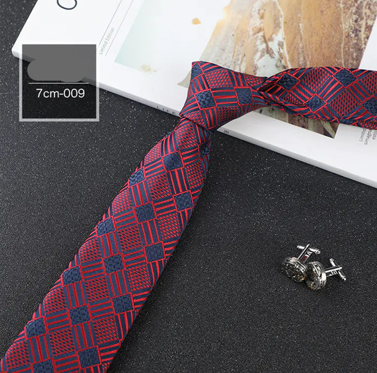 Casual Professional Striped Polyester Tie