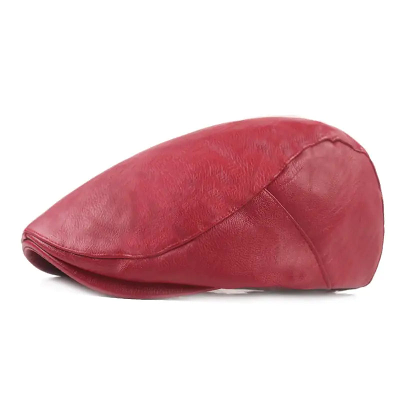Men's Stylish Leather Forward Hat