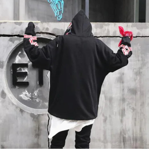 Spring Heavy Embroidery Hoodie for Men, High Street Fashion