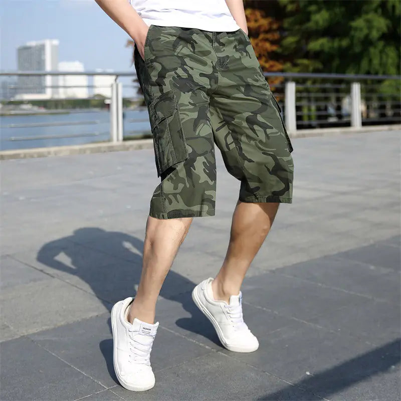 Camouflage Casual Sports Cargo Shorts for Men