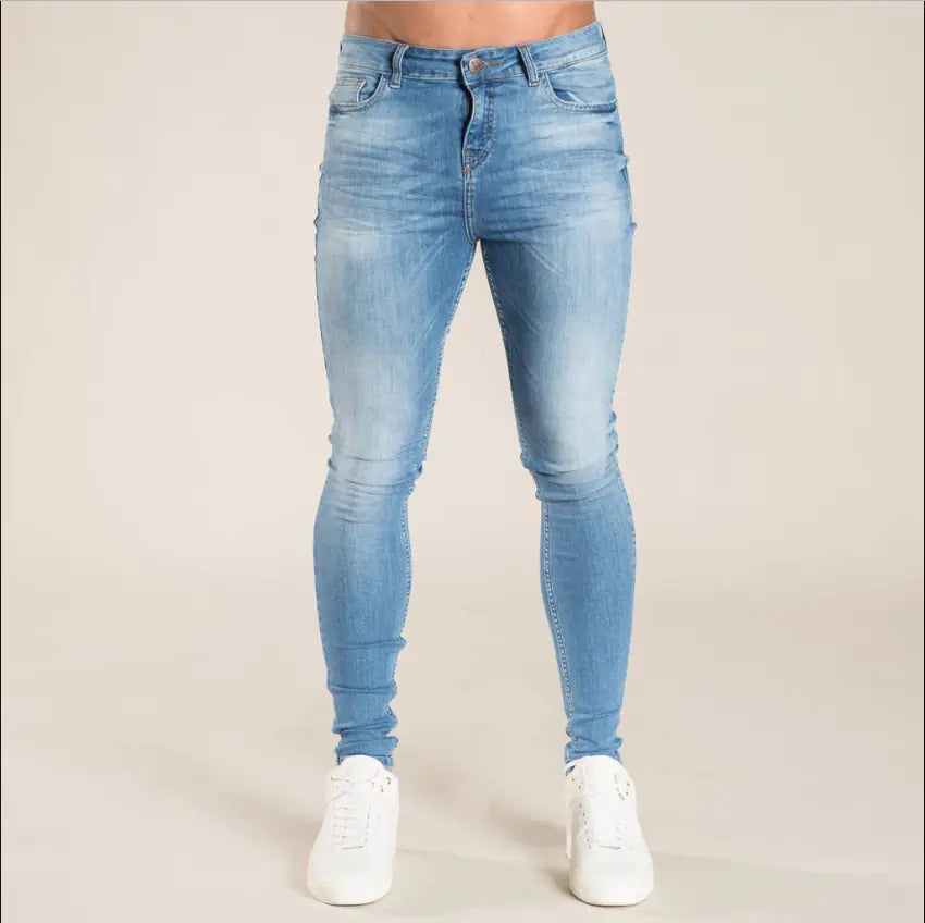 Men's Jeans and Trousers Without Holes