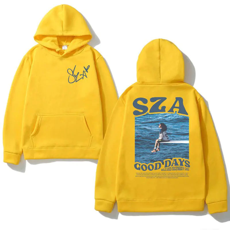 SZA Music Album Print Hoodie for Men and Women