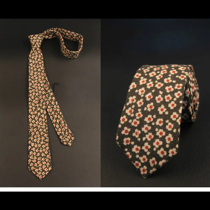 Narrow Casual Tie, British Style Bow Tie for Men