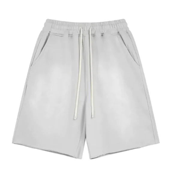 Men's Vintage Washed Denim Shorts and Tops