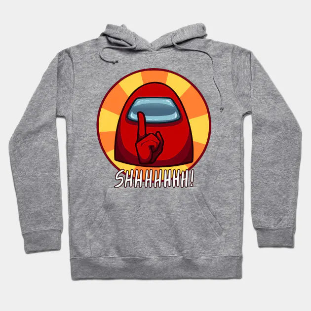 Among Us Cartoon Print Hoodie for Men and Women