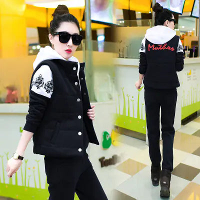 Fleece Lined Sports Hoodie for Pregnant Women
