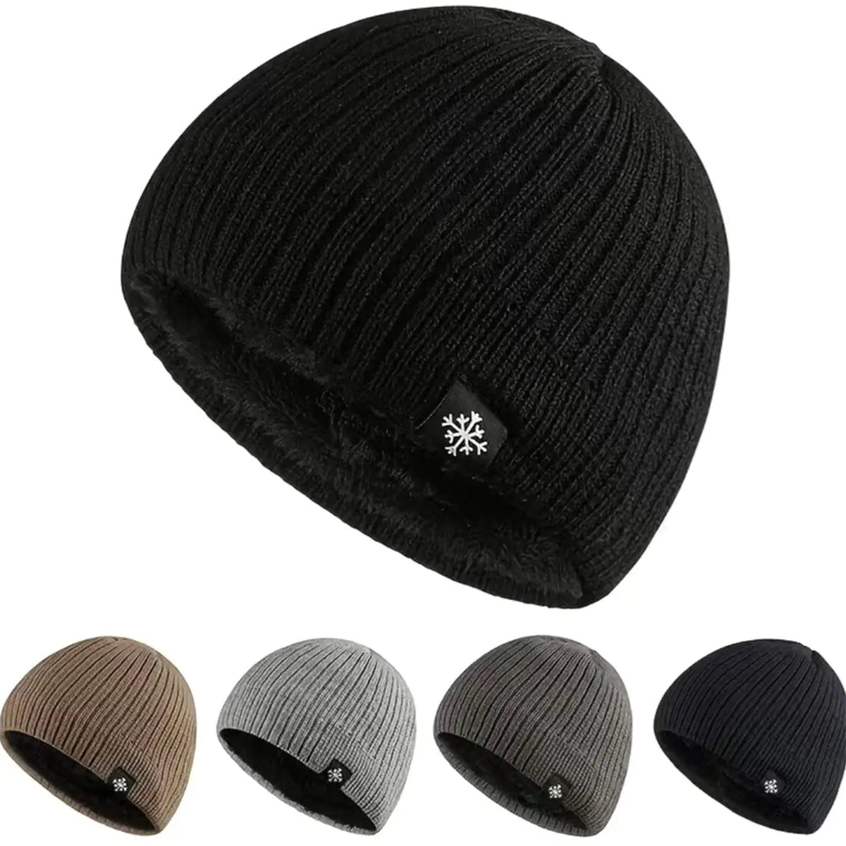 Men's Fashion Knit Beanie - Thick Winter Hat for All