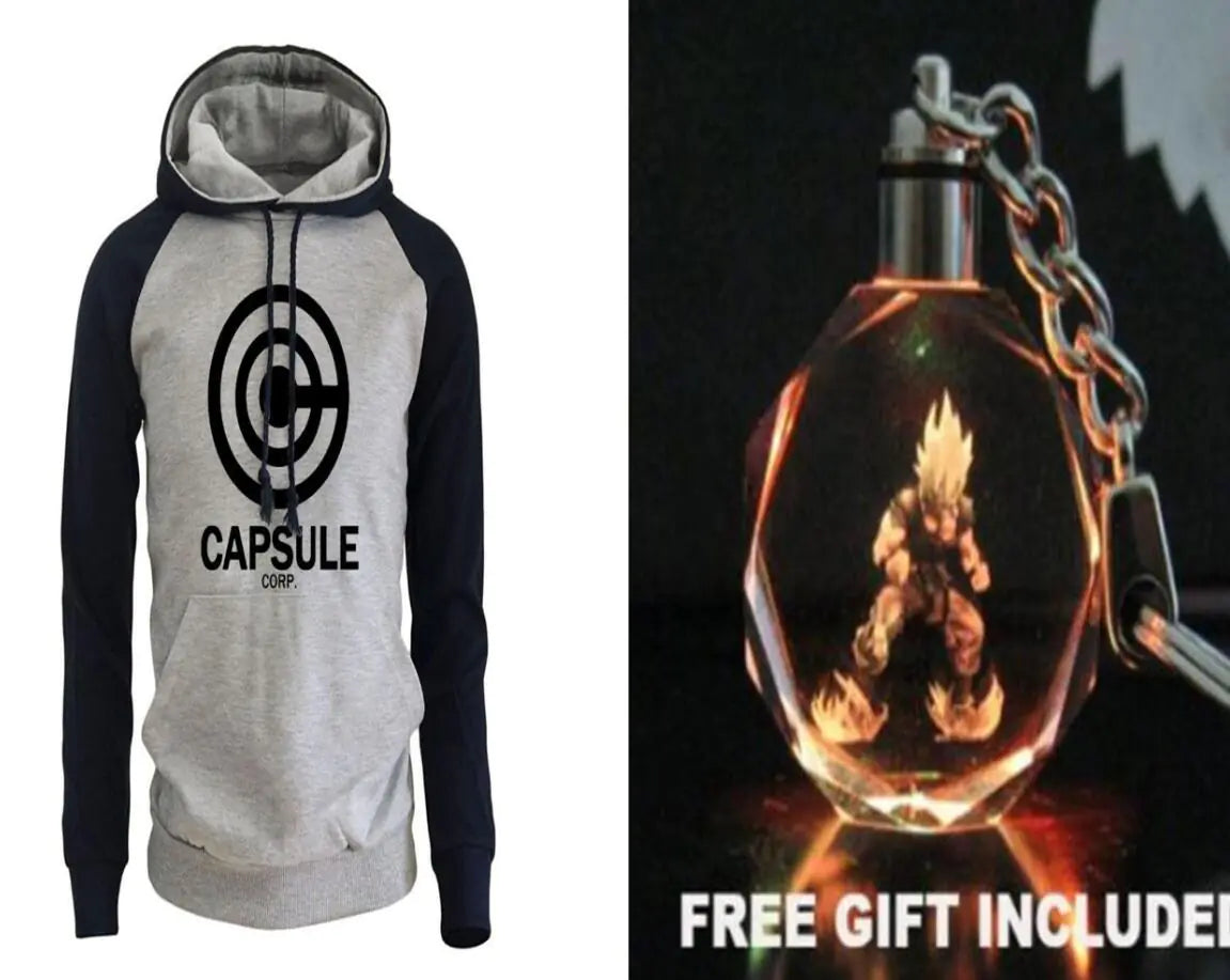 Japanese Hip Hop Pullover Hoodie for Men (Fall/Winter)