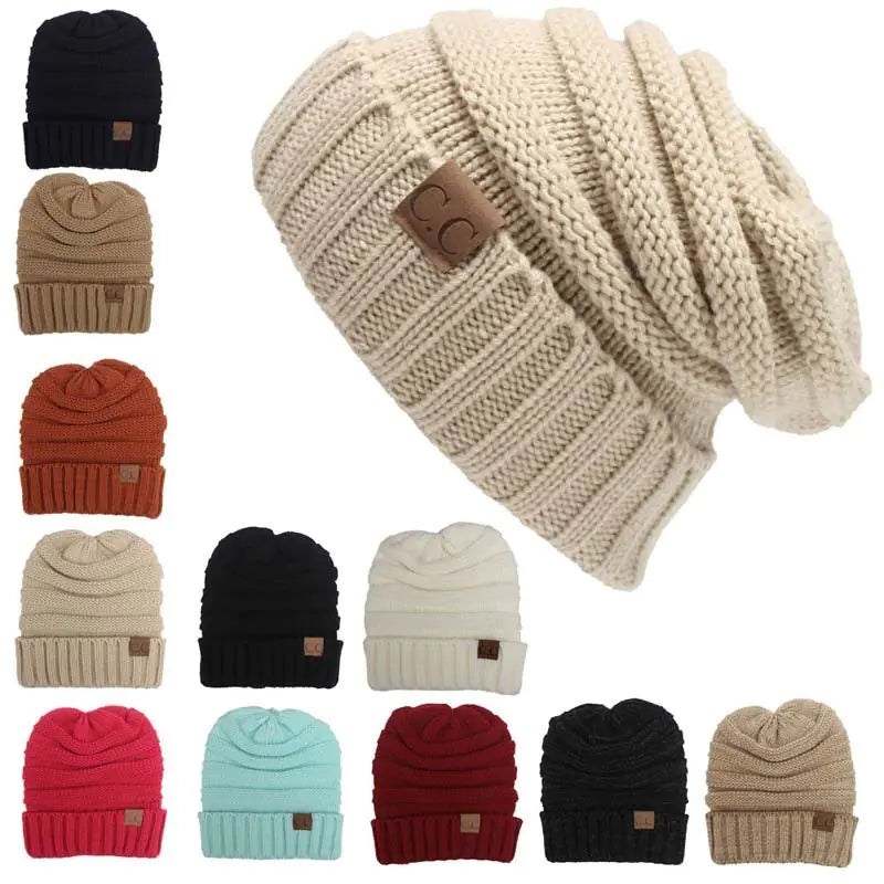Women's CC Knit Hat - Winter Beanie