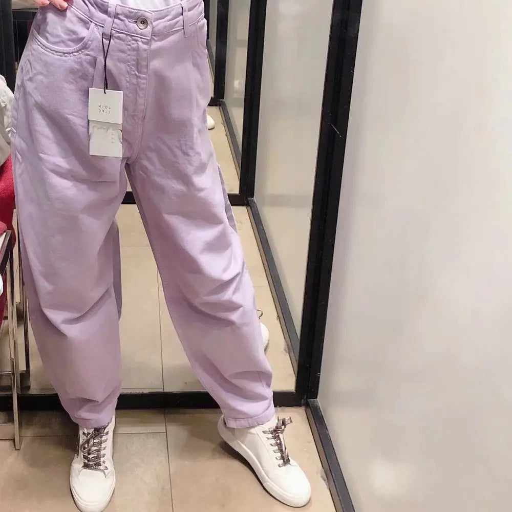 Multicolor Pleated Robe Pants for Women