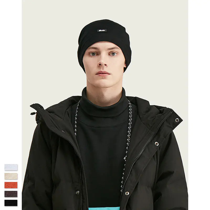 INF Men's and Women's Cotton Beanie and Scarf Set