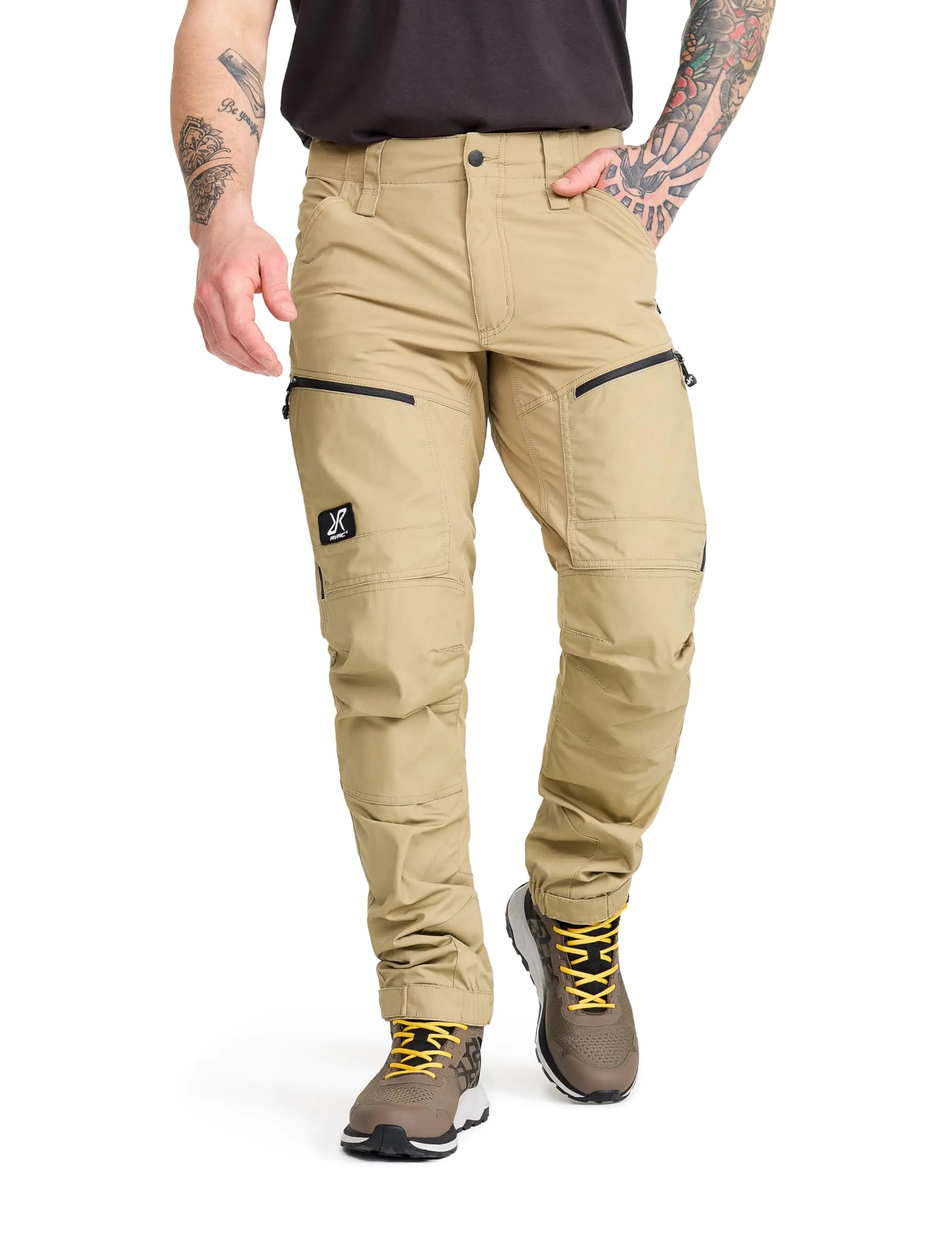 RevolutionRace RVRC GP Pro Pants for Men Durable Hiking Pants Khaki 3XL