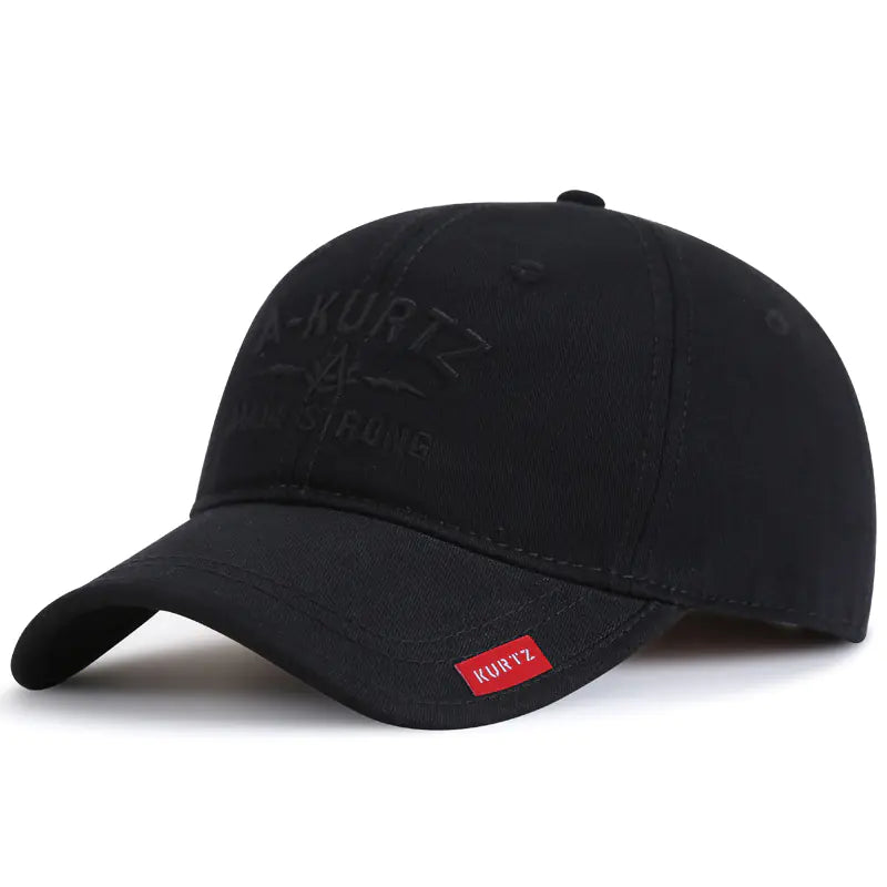 Men's Black Summer Baseball Cap - Casual Style