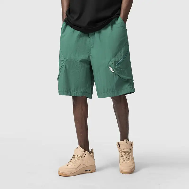 Wide Leg Shorts for Men in Urban Style