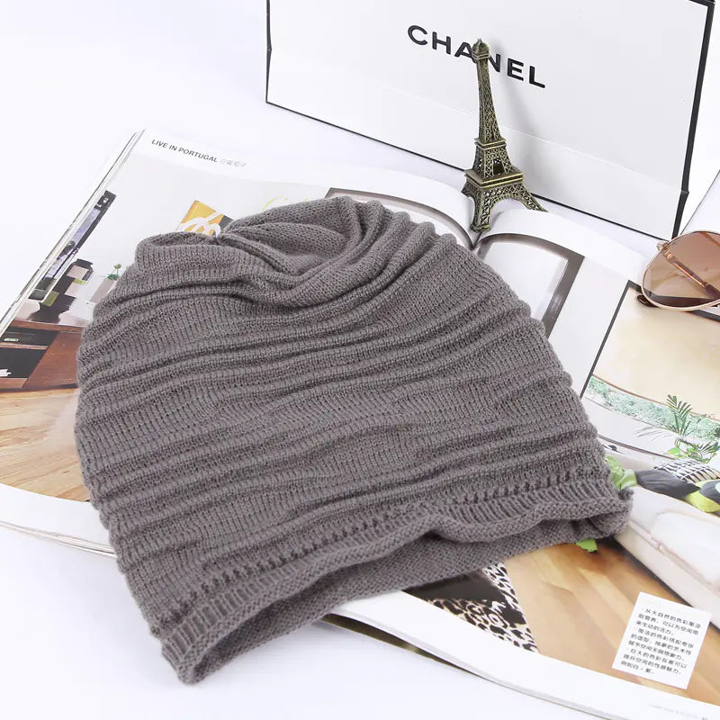 Women's Knit Beanie - Hip Hop Style Hat