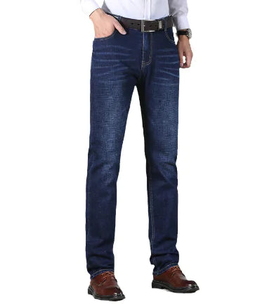 Thickened Warm Velvet Casual Men's Jeans