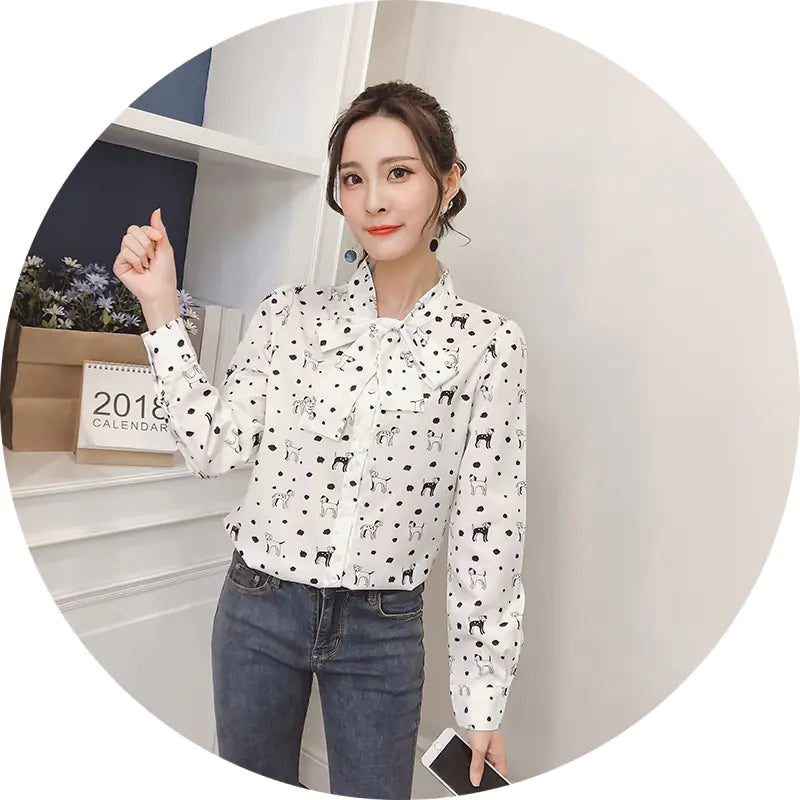 Printed Chiffon Shirt